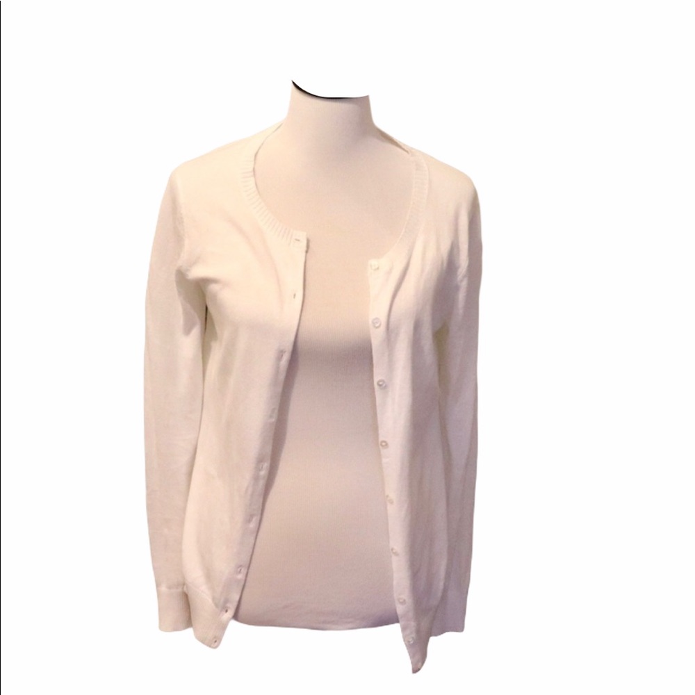 Old Navy white maternity cardigan!